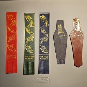 Clarks Shoes Leather Bookmarks